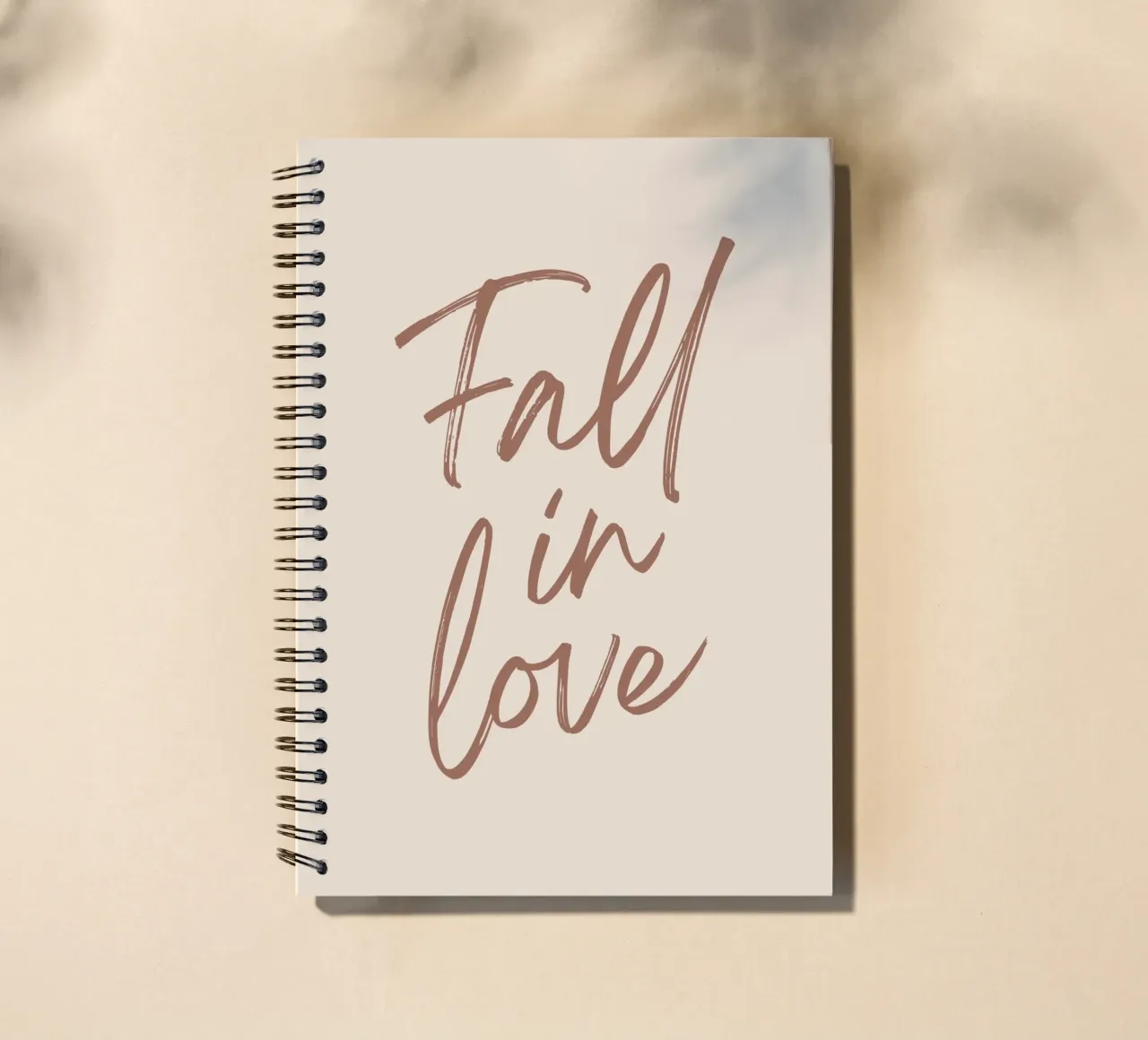 Fall in Love Script spiral notebook by Tilo Kellner