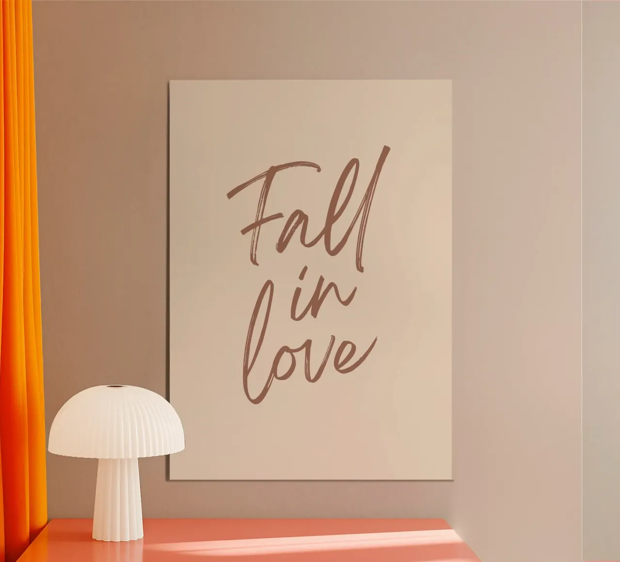 Innamorarsi Script alluminio dibond da Tilo Kellner