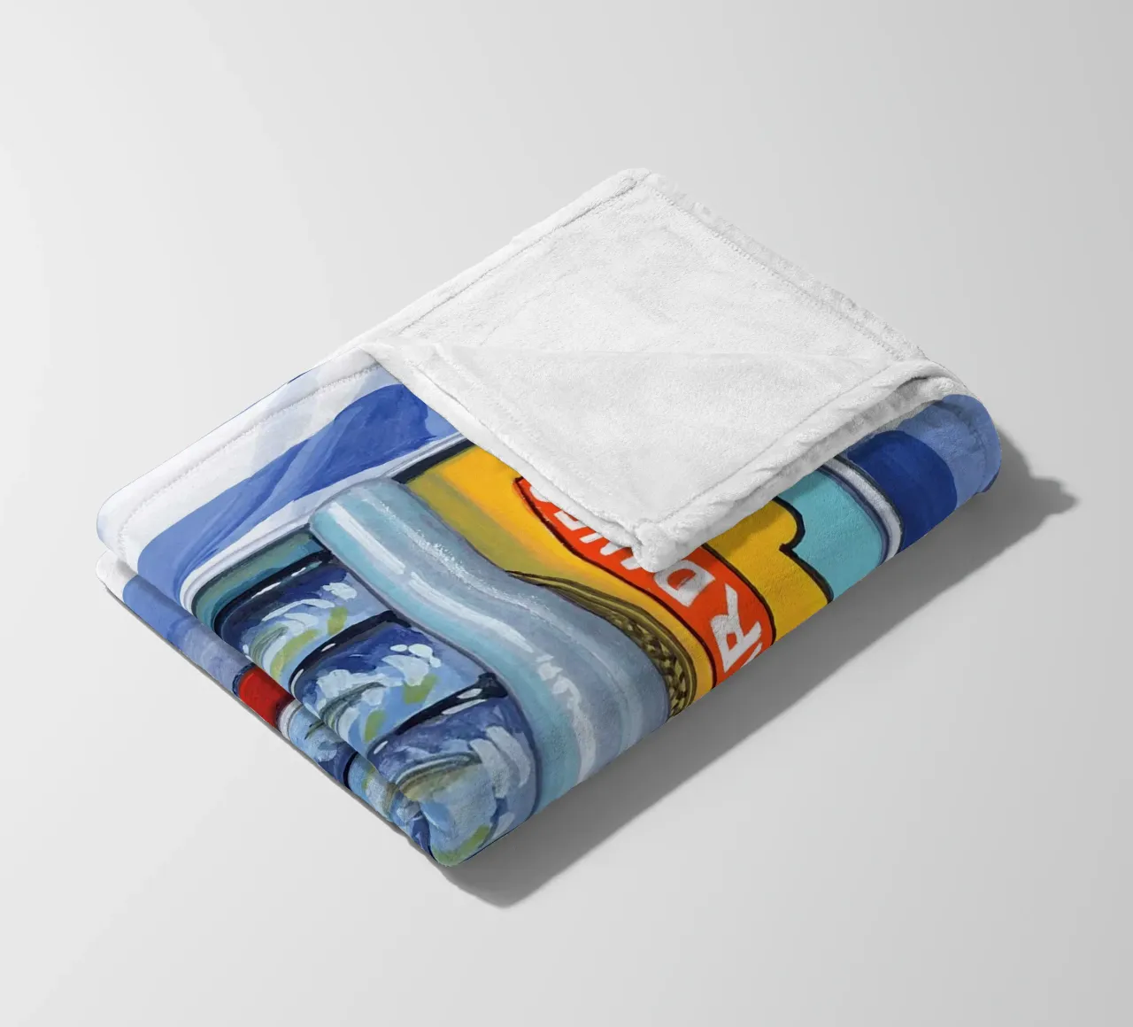 Sarde su tessuto a righe coperta in pile da John Boss