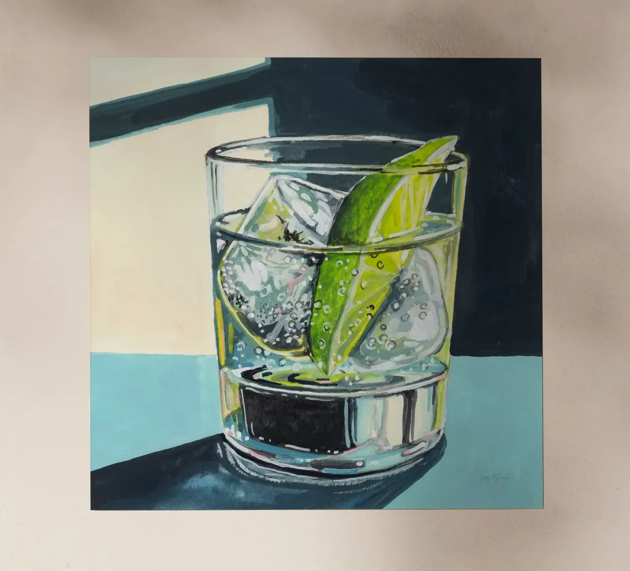 Gin e Tonic forte pellicola backlit da John Boss
