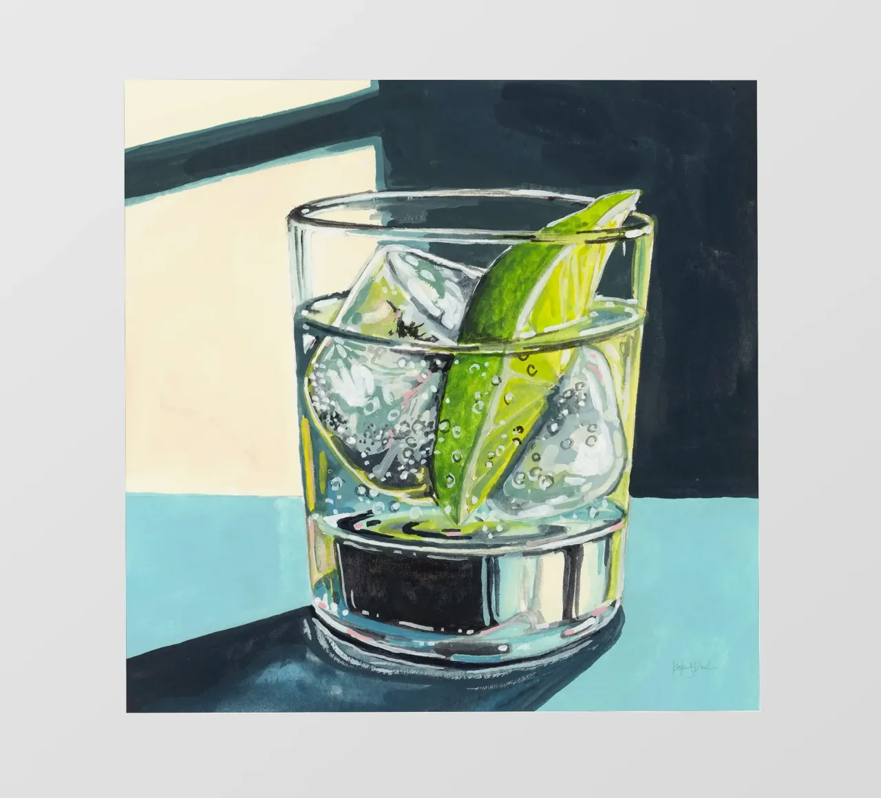 Gin e Tonic forte pellicola backlit da John Boss