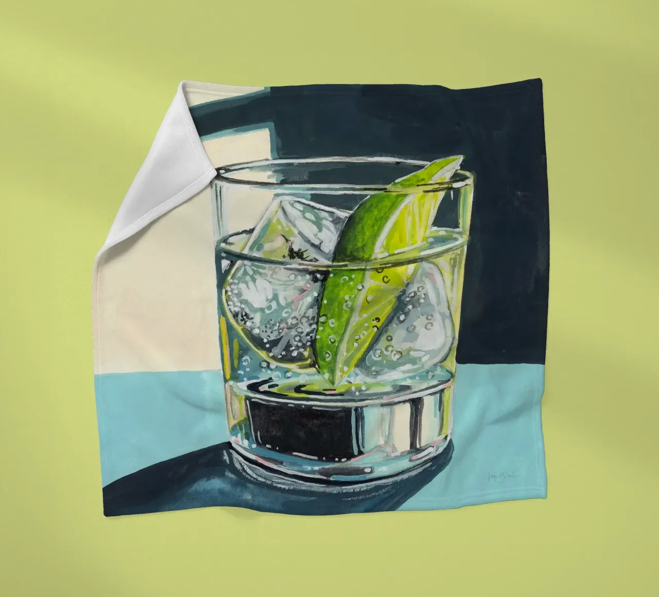 Gin e Tonic forte coperta in pile da John Boss