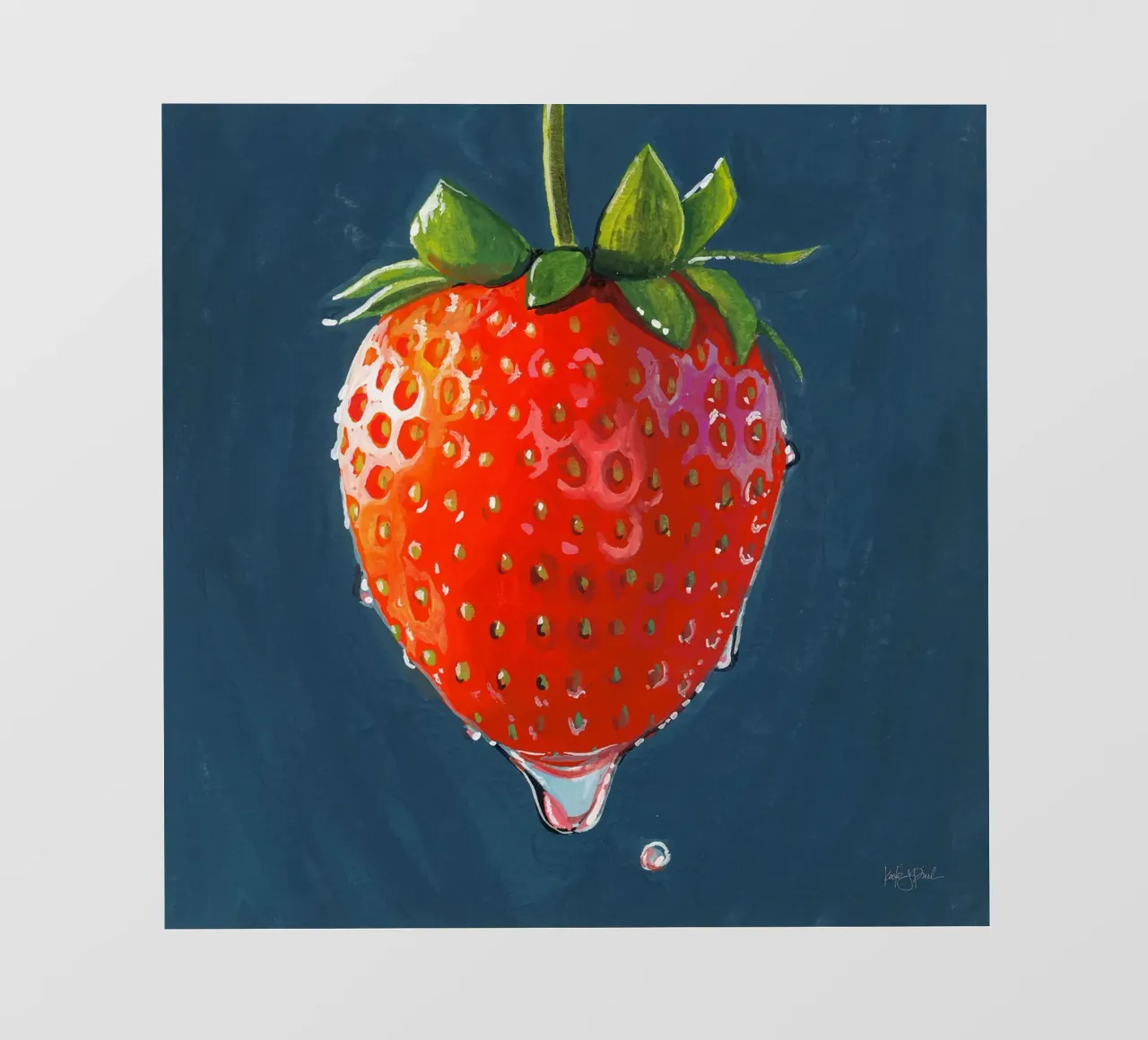 La fragola più perfetta telo in pvc da John Boss