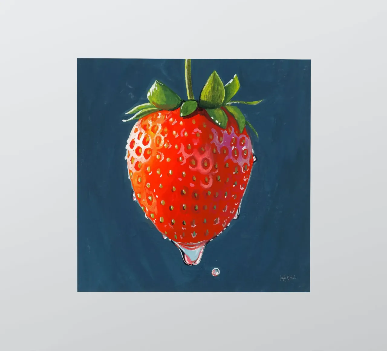 La fragola più perfetta adesivo da John Boss