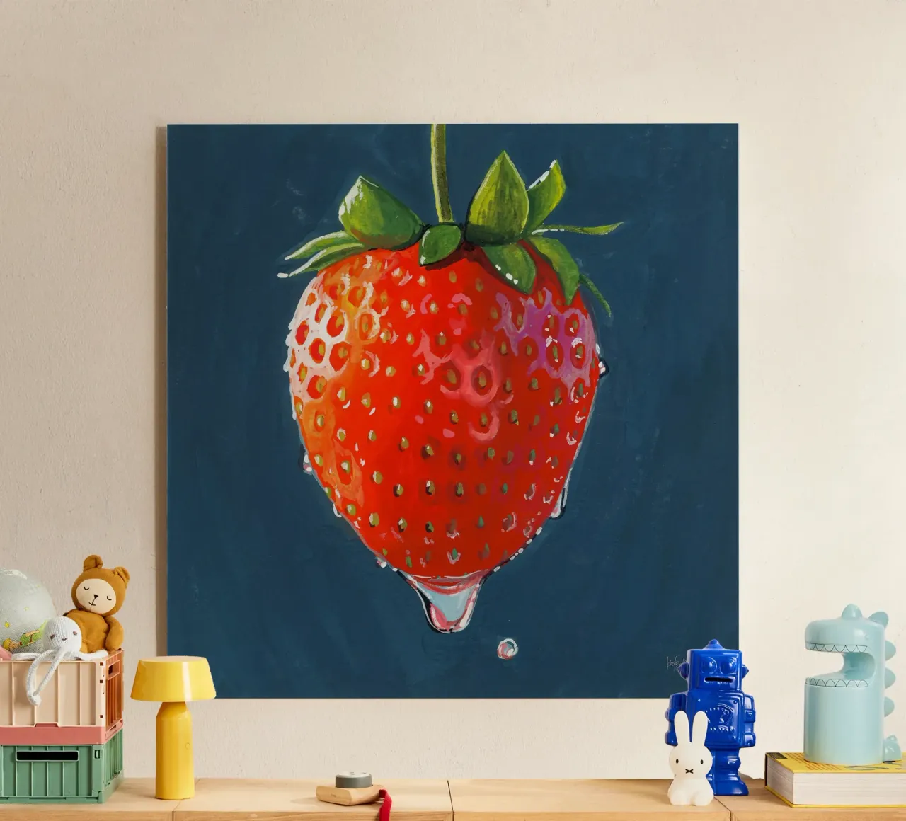 La fragola più perfetta plexiglass da John Boss