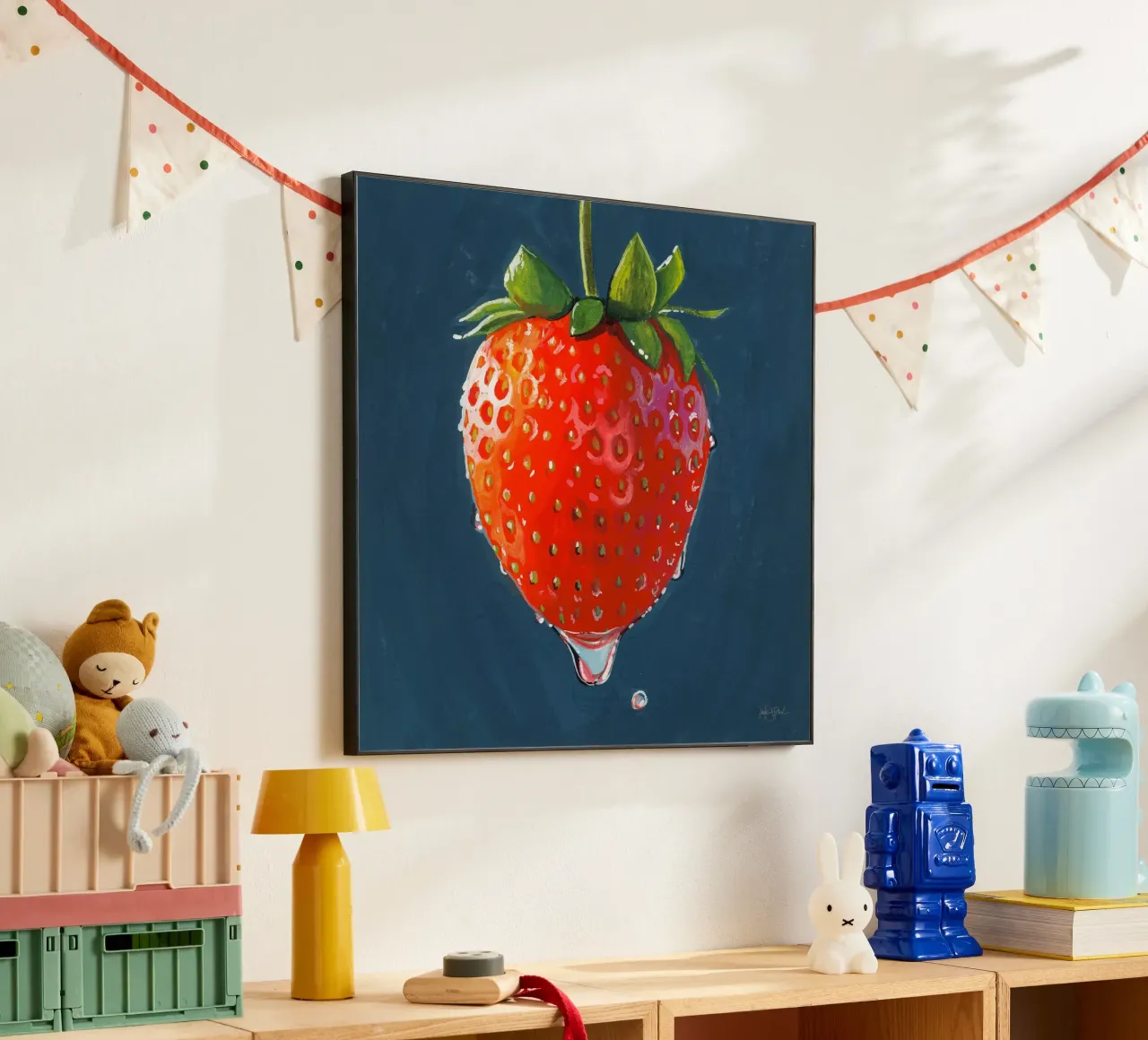 La fragola più perfetta alluminio dibond da John Boss