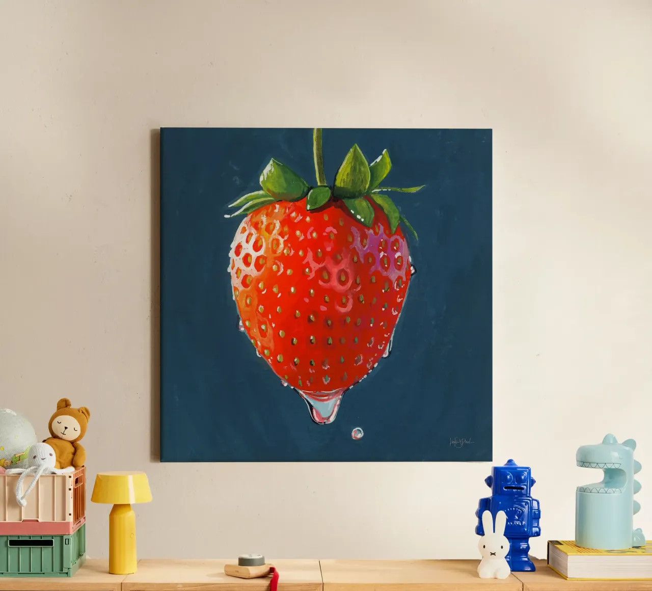 La fragola più perfetta tela da John Boss