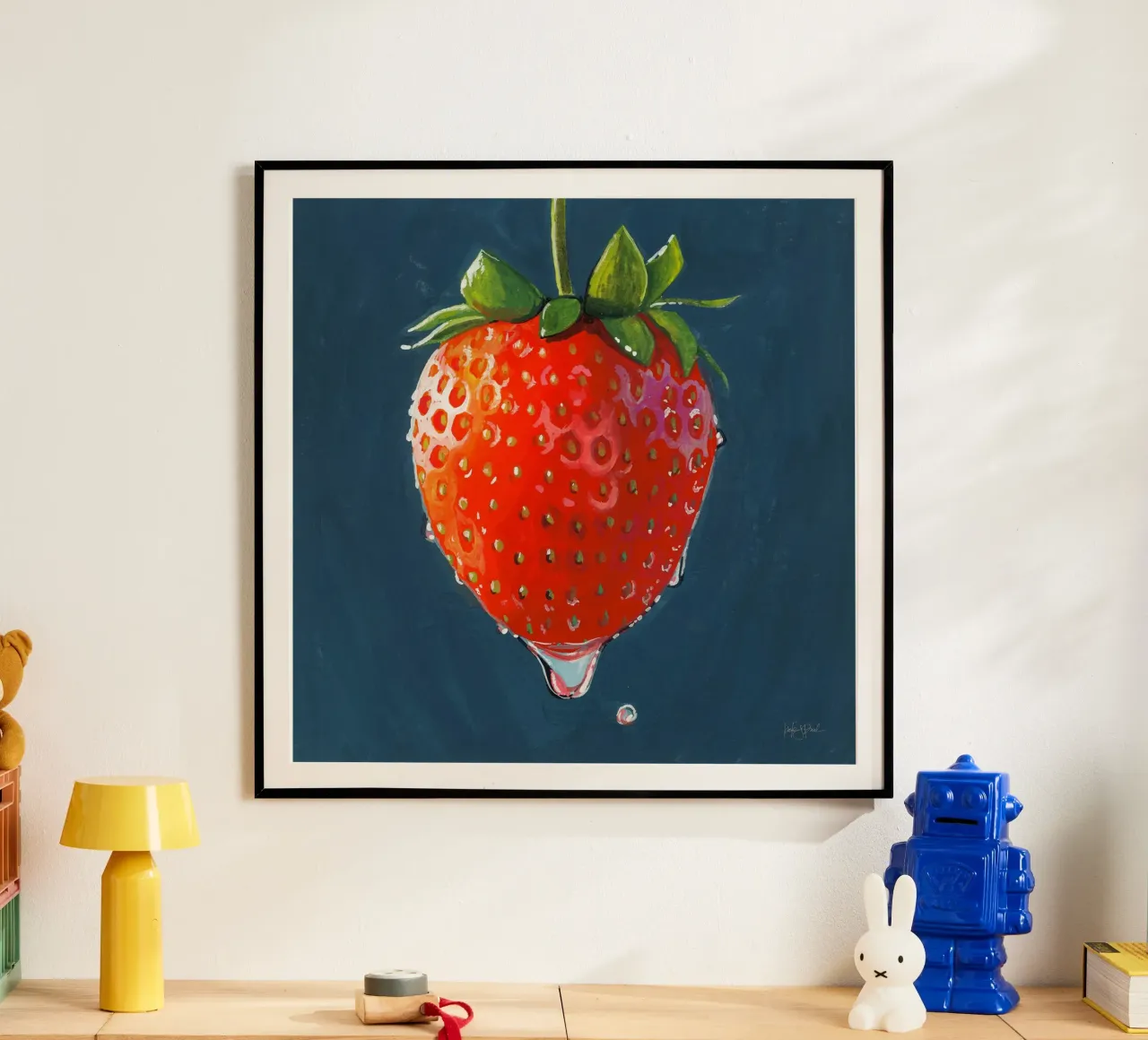 La fragola più perfetta carta hahnemühle da John Boss