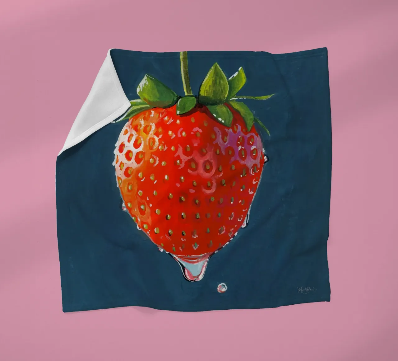La fragola più perfetta coperta in pile da John Boss