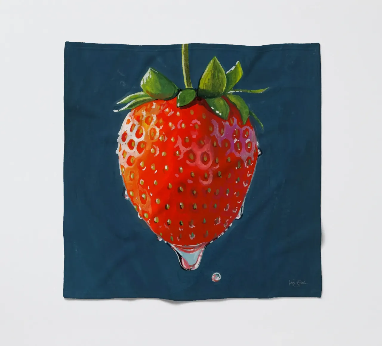 La fragola più perfetta coperta in pile da John Boss