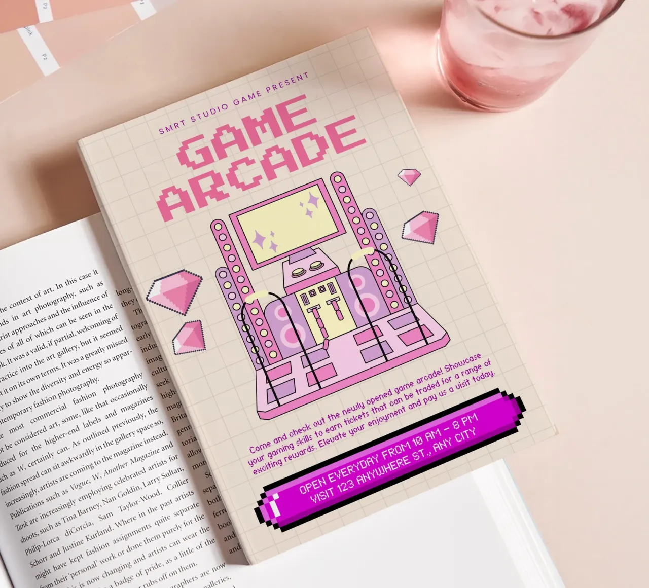 GAME ARCADE notebook by Einfach Uebel