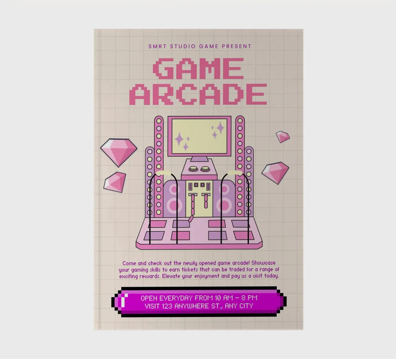 GAME ARCADE notebook by Einfach Uebel