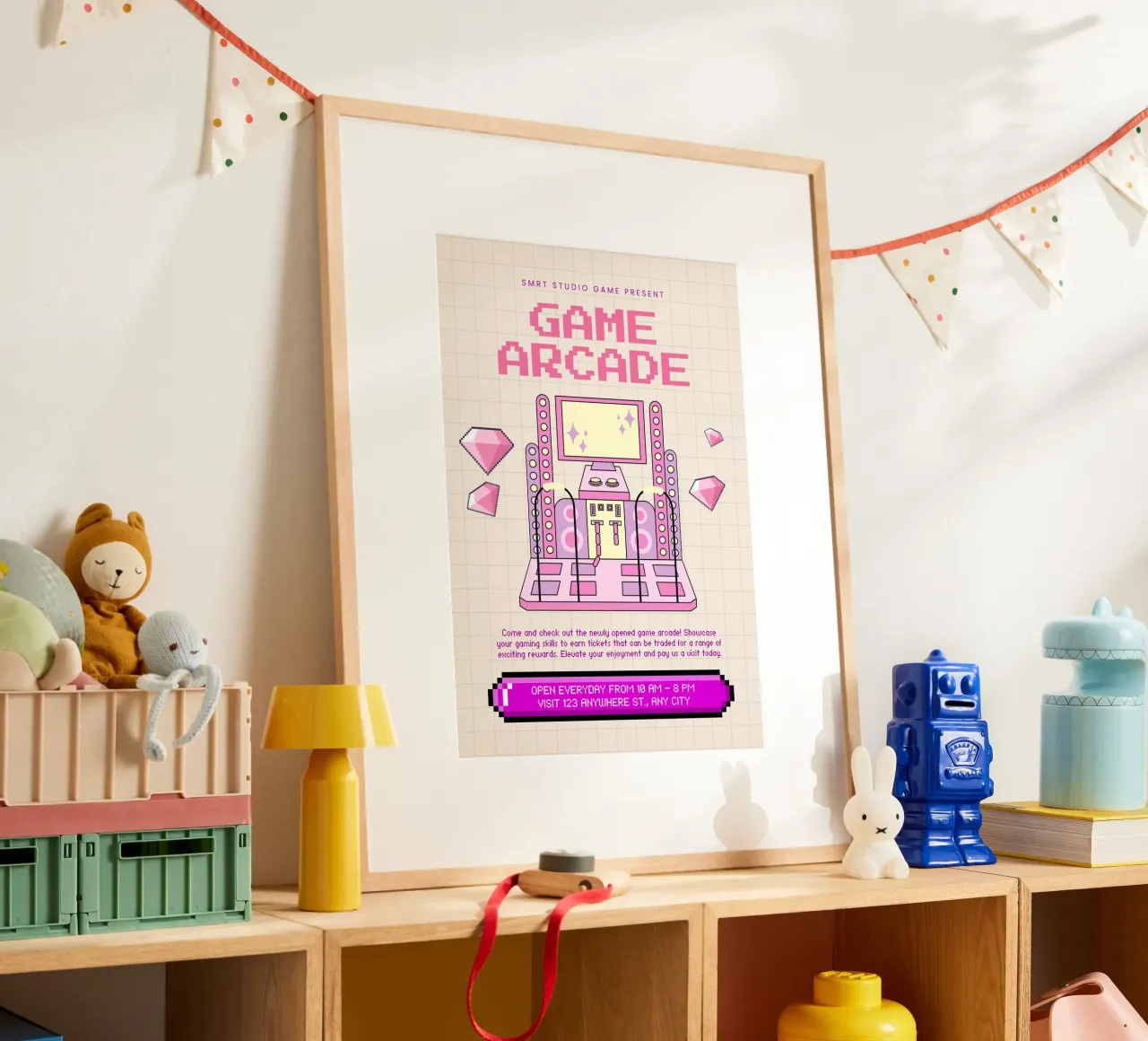 GAME ARCADE poster da Einfach Uebel