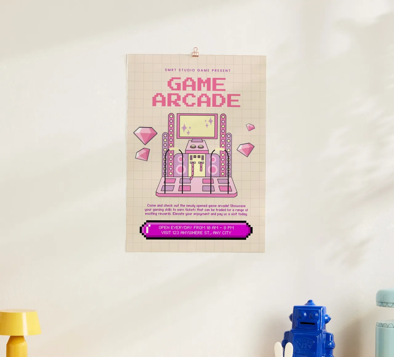 GAME ARCADE poster da Einfach Uebel