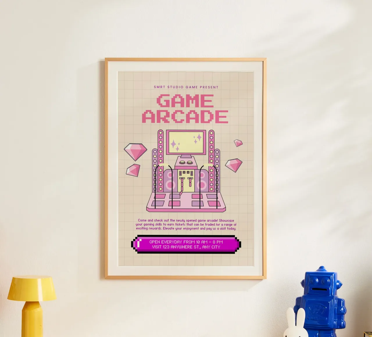 GAME ARCADE poster da Einfach Uebel