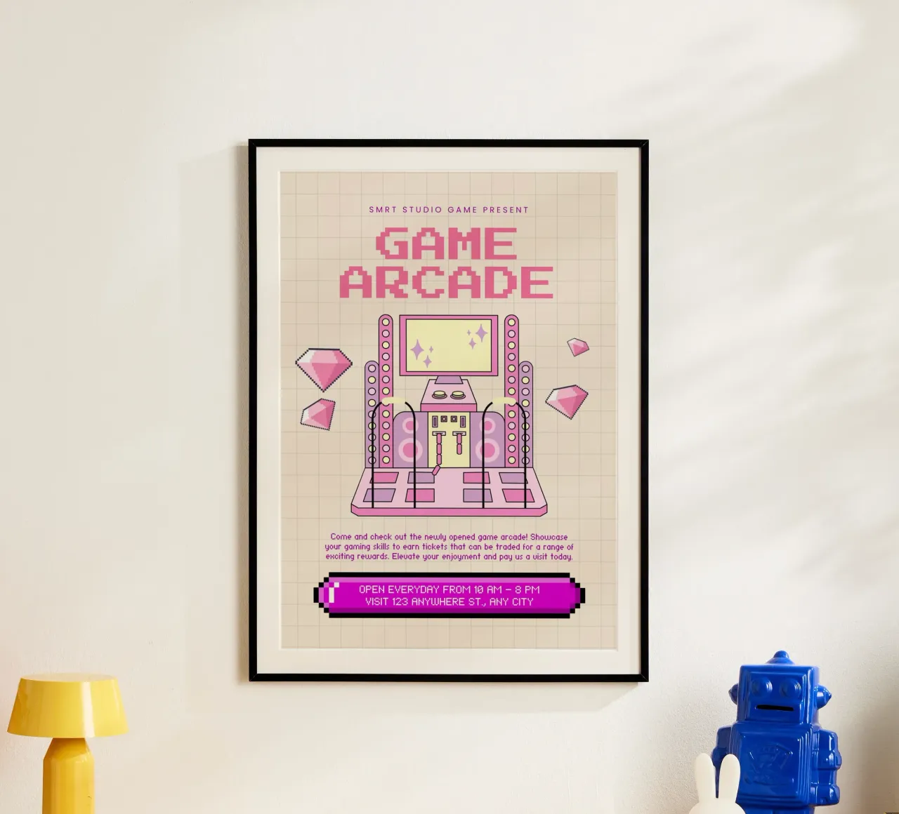 GAME ARCADE poster da Einfach Uebel