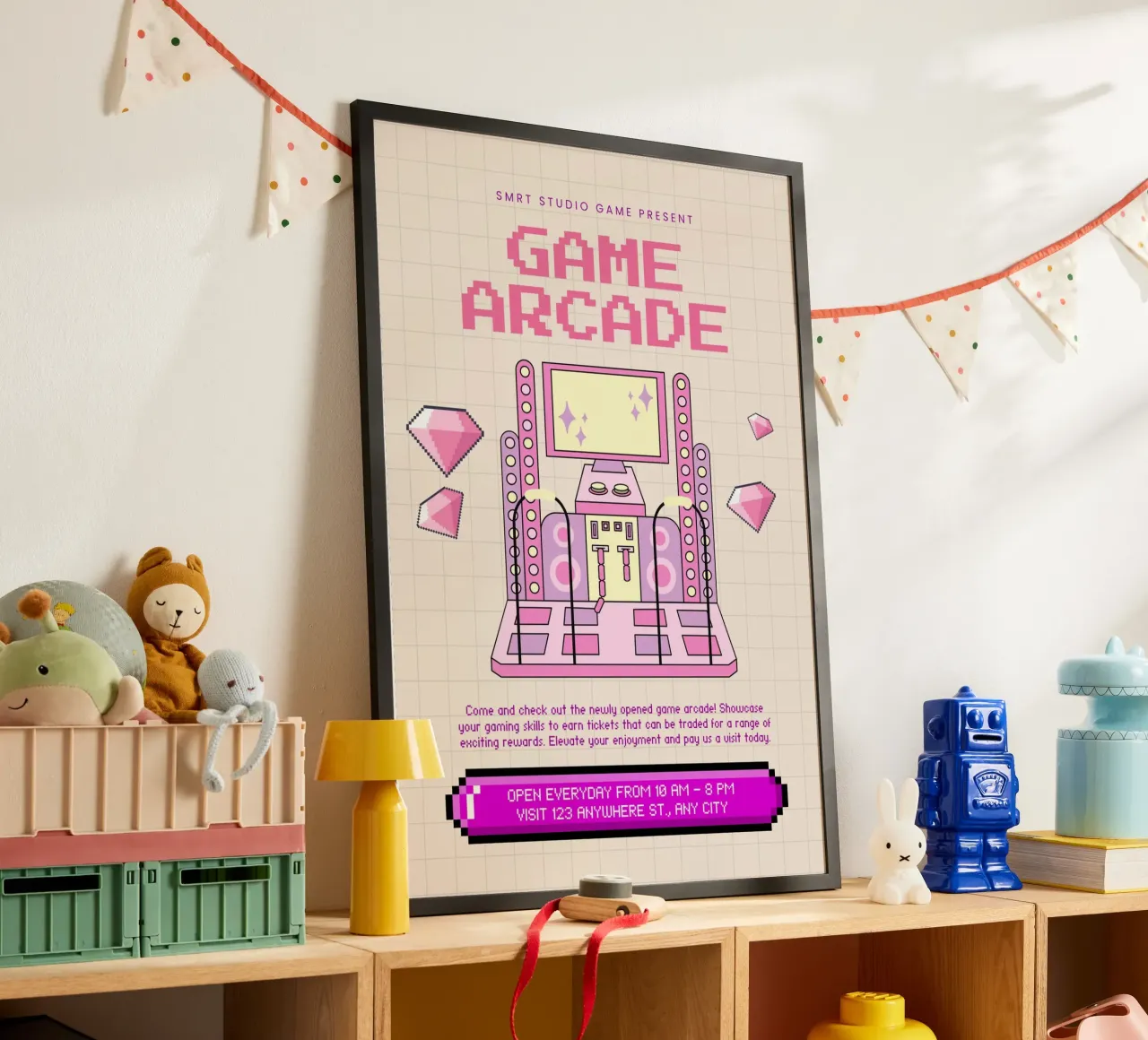 GAME ARCADE poster da Einfach Uebel