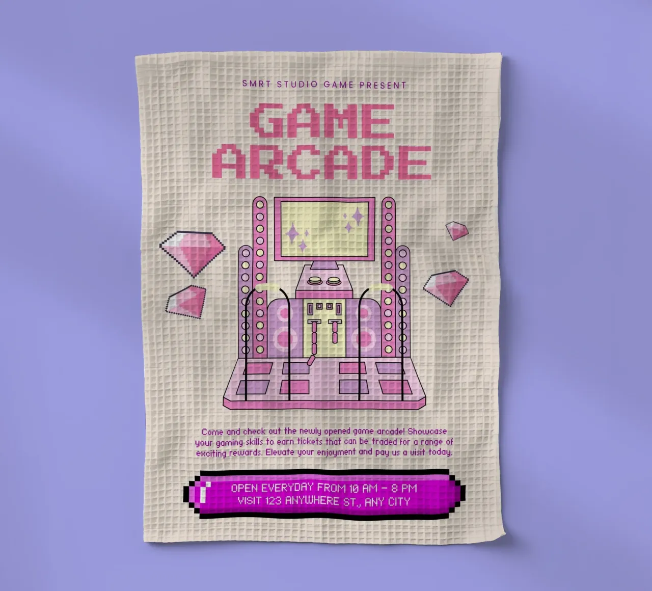 GAME ARCADE canovaccio da cucina da Einfach Uebel