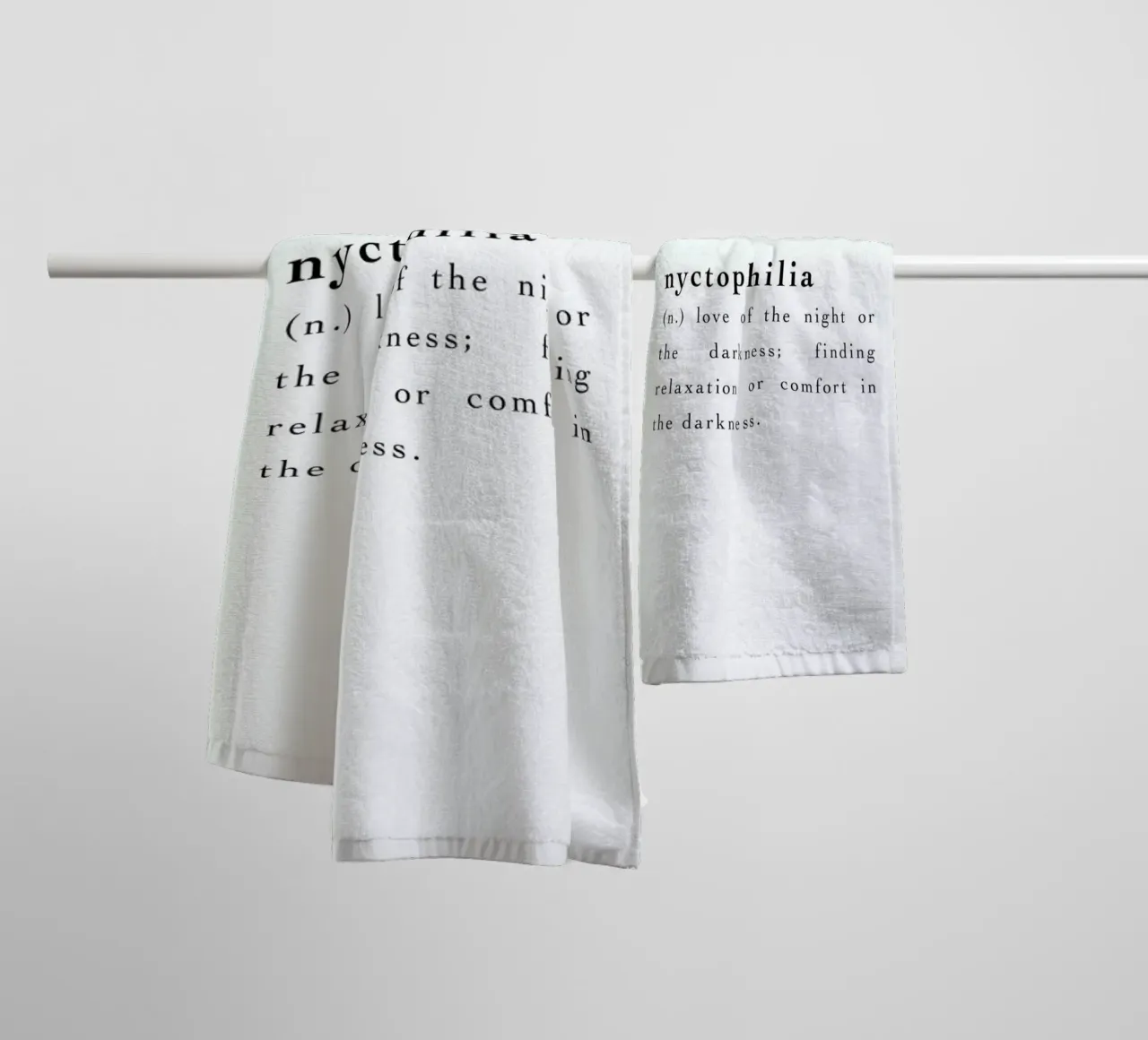 Nyctophilia towel by Studio One