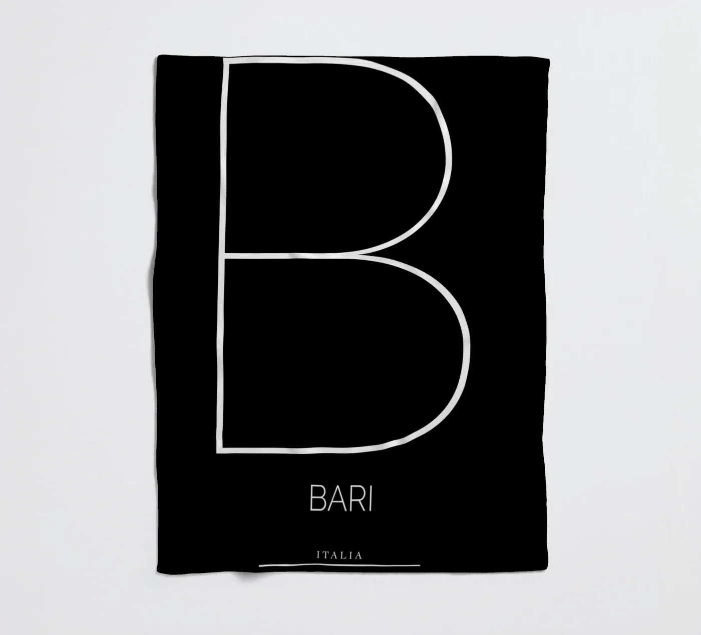 BARI - nero fleecedeken van CityLights