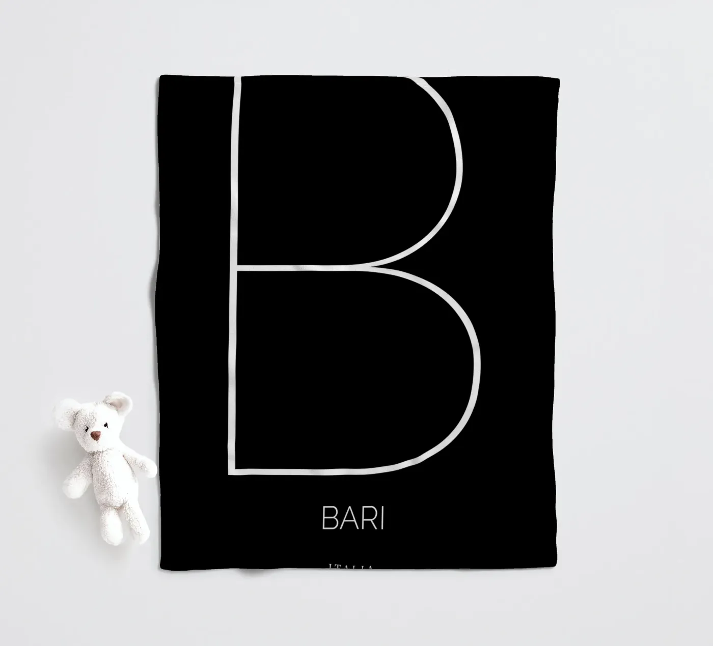 BARI - nero fleecedeken van CityLights