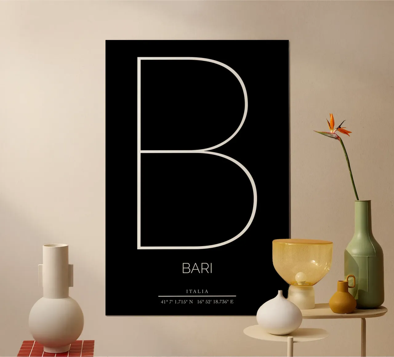 BARI - nero poster da CityLights