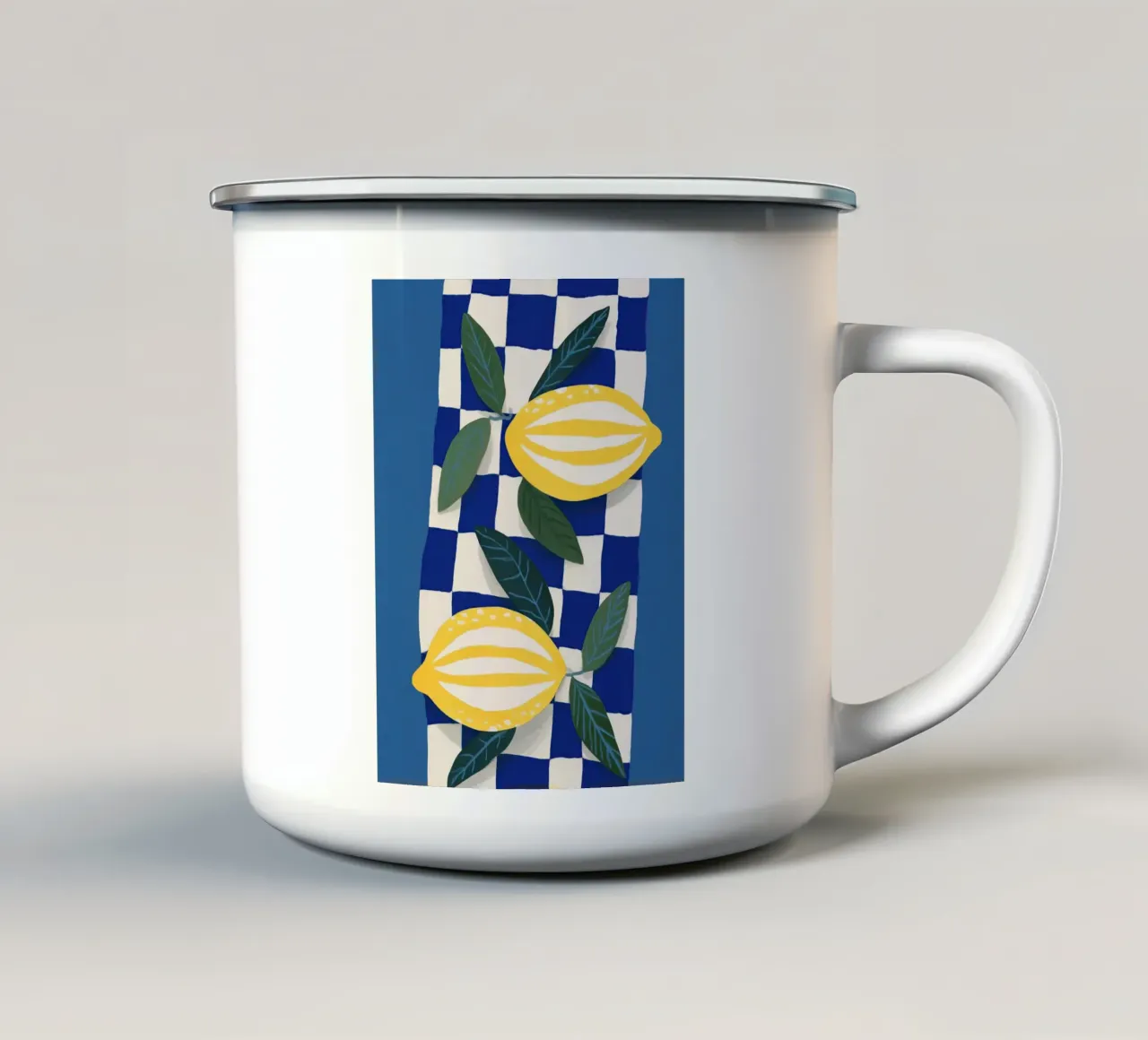 Mediterranean Summer II tazza in smalto da cityart