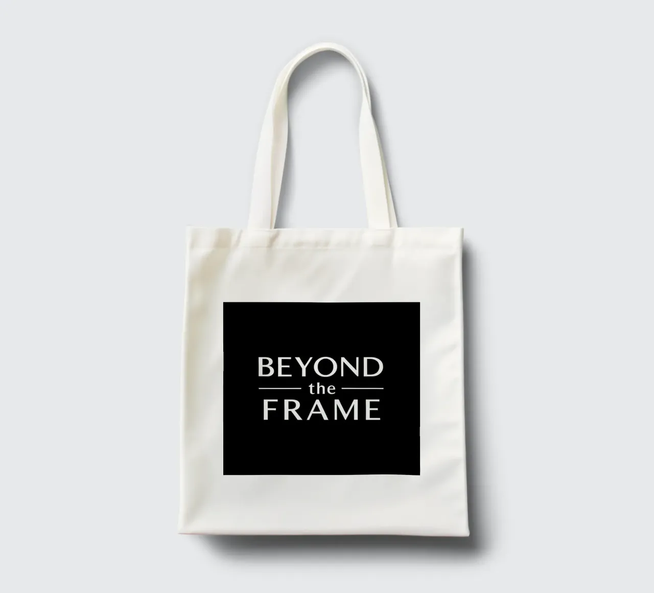BEYOND THE FRAME borsa in juta da Einfach Uebel