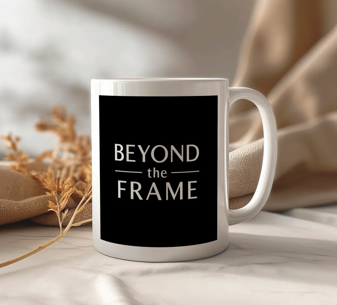 BEYOND THE FRAME tazza in ceramica da Einfach Uebel