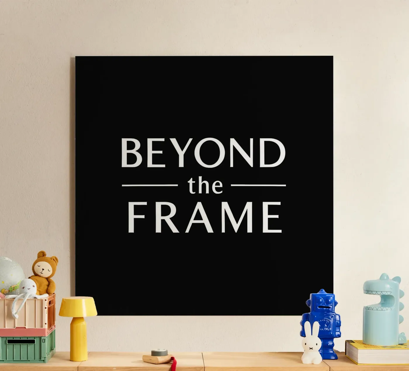 BEYOND THE FRAME plexiglas de SMRT STUDIO