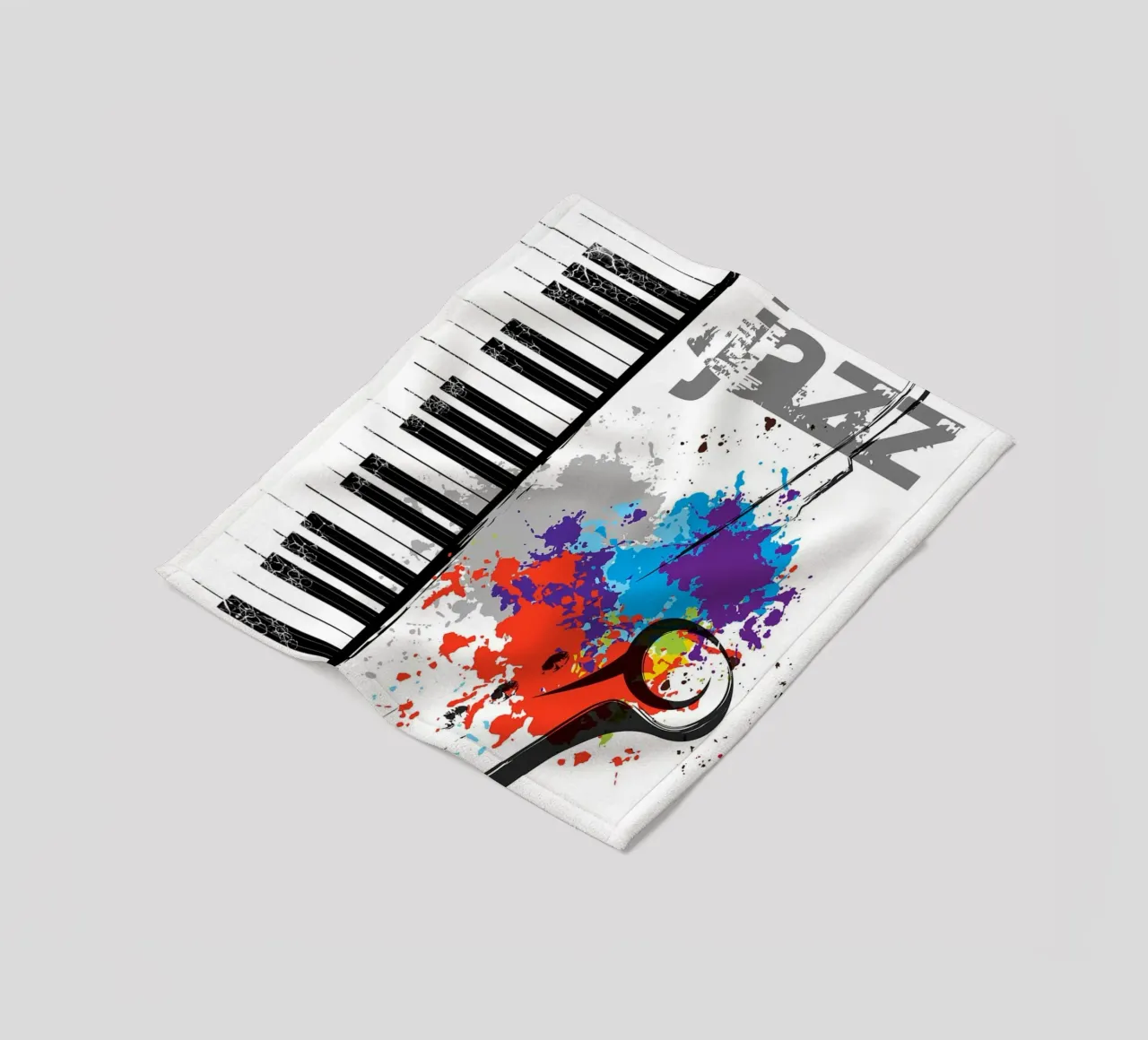 Note di jazz coperta in pile da Ronnie