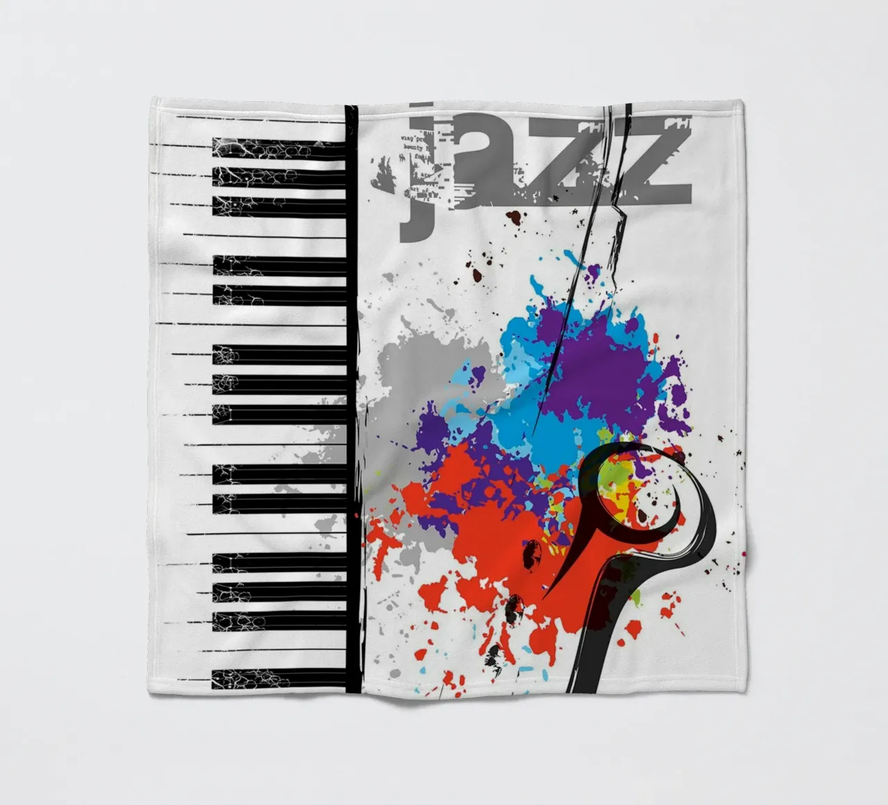 Note di jazz coperta in pile da Ronnie
