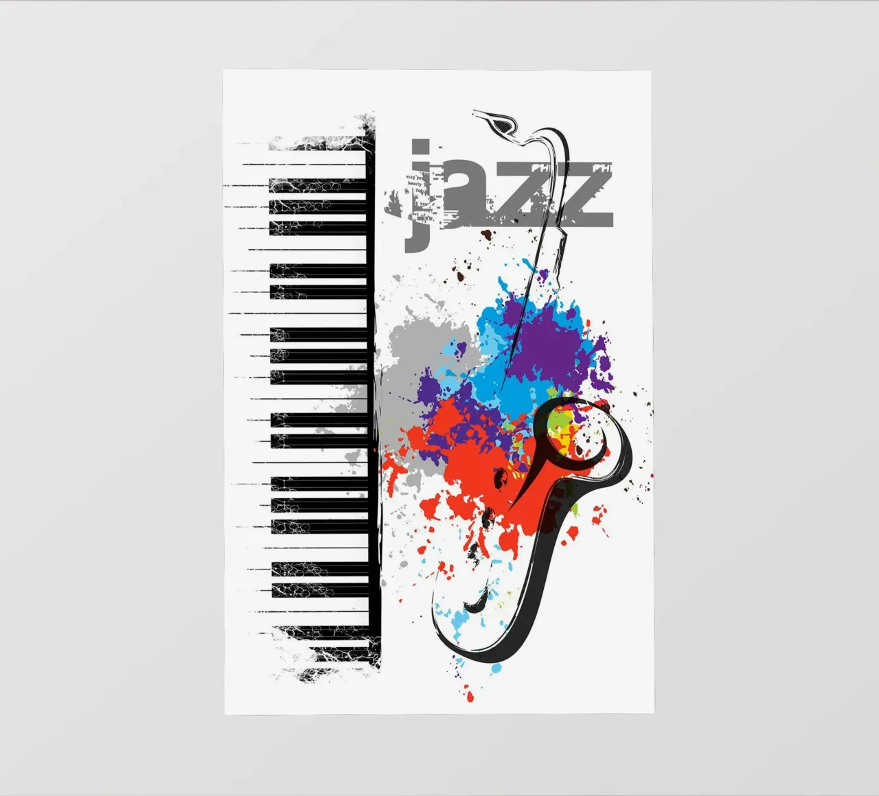 Note di jazz telo in pvc da Ronnie