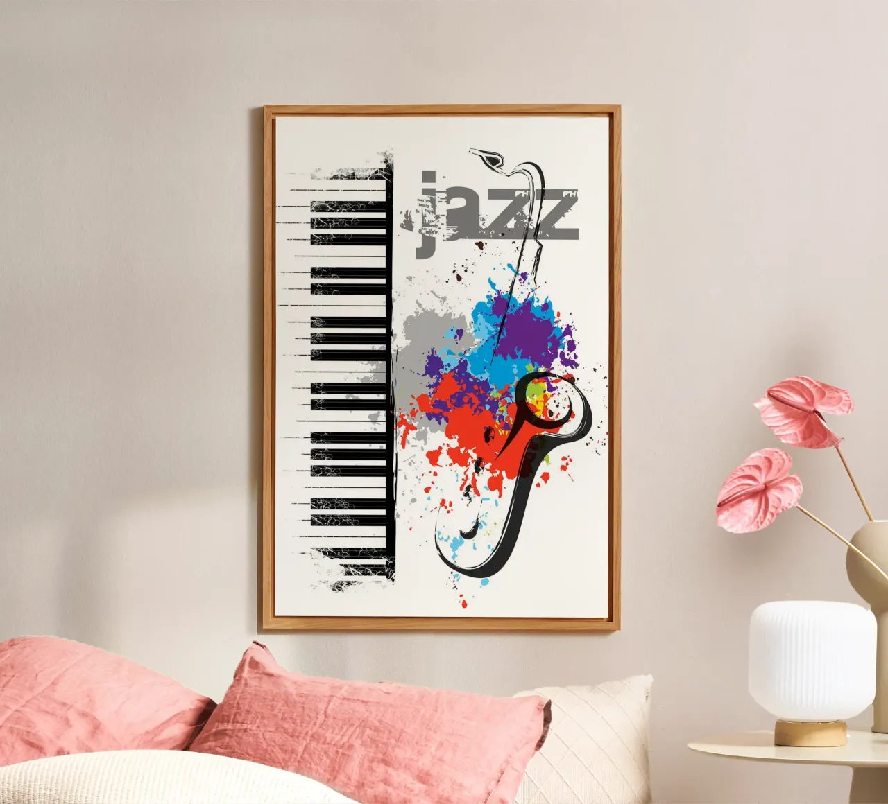 Note di jazz alluminio dibond da Ronnie