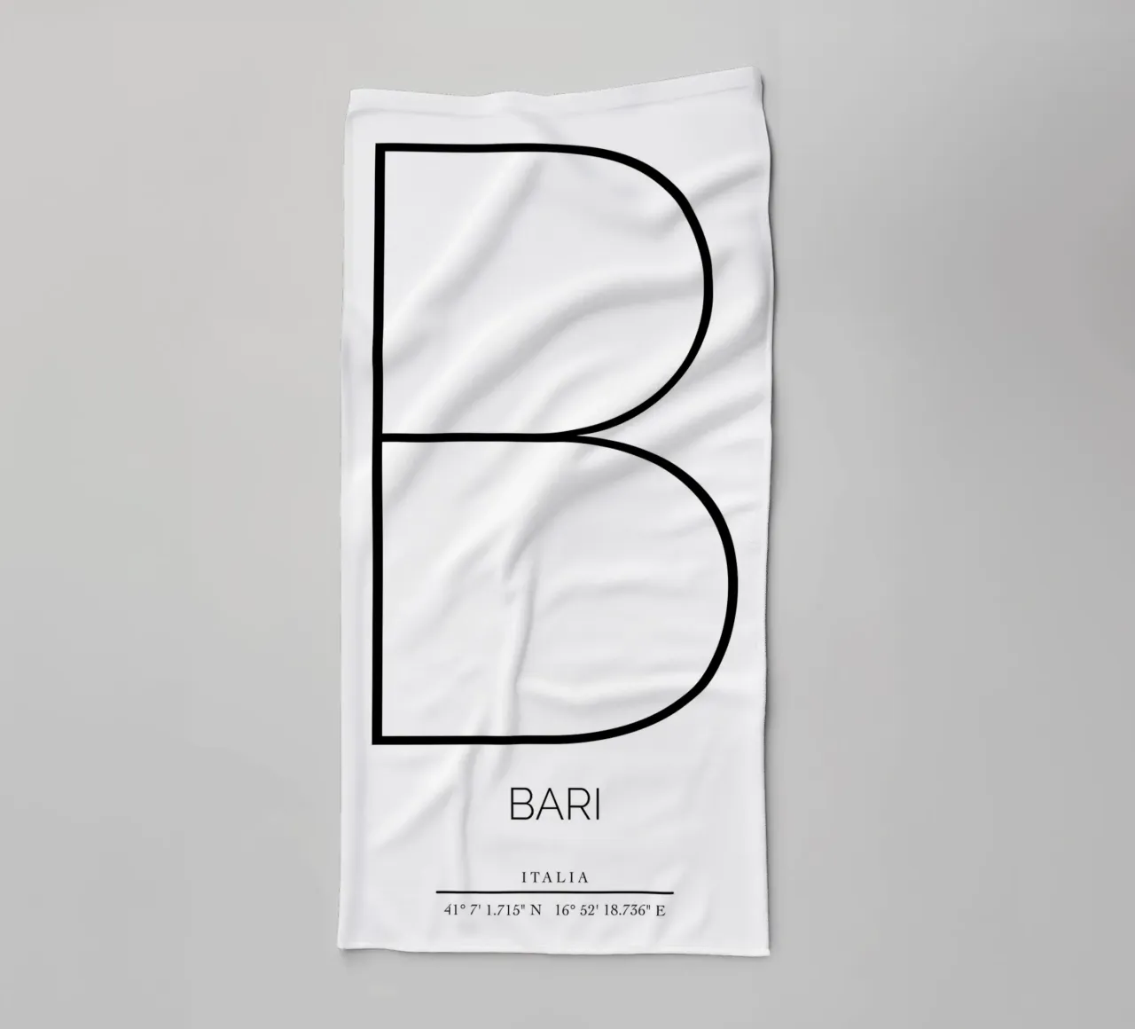 BARI - bianco asciugamano da bagno da CityLights
