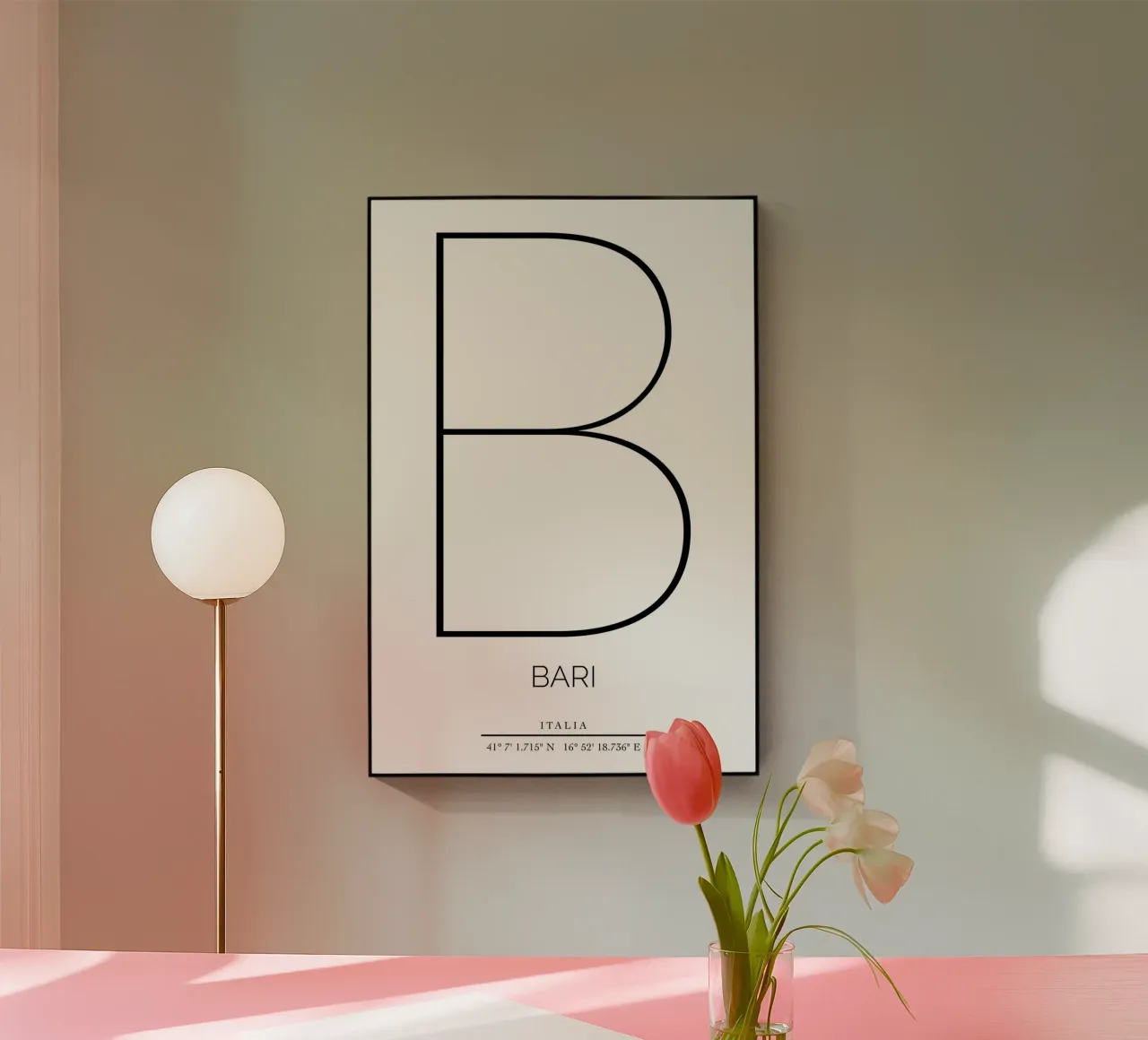 BARI - bianco plexiglass da CityLights