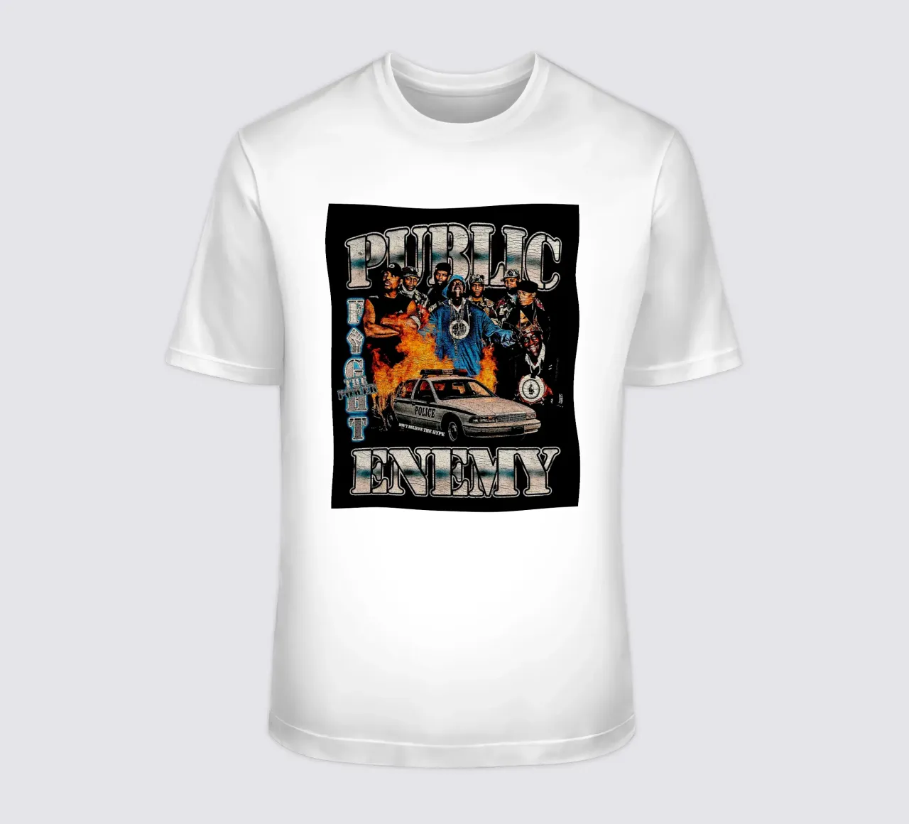Combattere il potere - Public Enemy t-shirt da https://www.juniqe.com/uk/shop/Henndraws