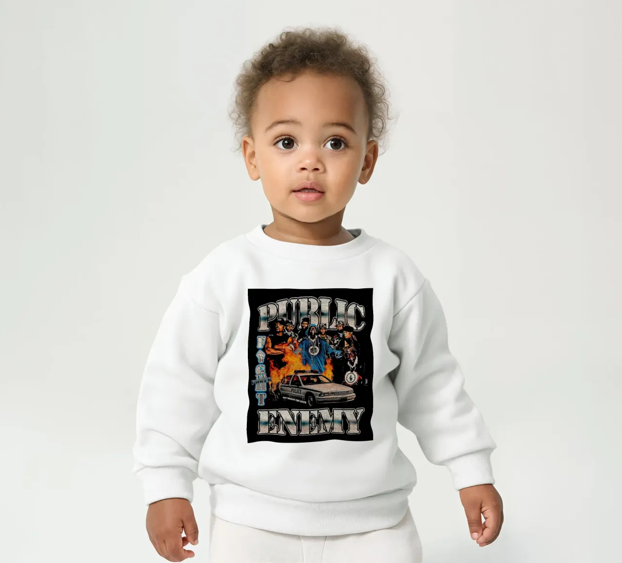 Combattere il potere - Public Enemy felpa neonato da https://www.juniqe.com/uk/shop/Henndraws
