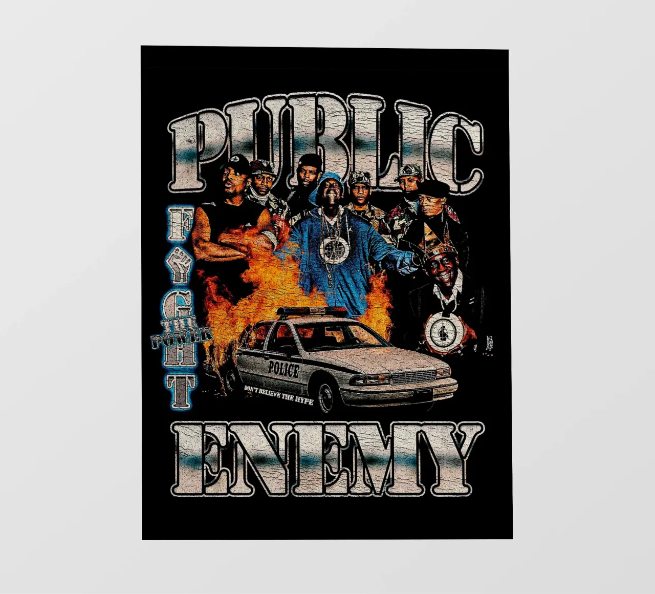 Combattere il potere - Public Enemy pellicola backlit da https://www.juniqe.com/uk/shop/Henndraws