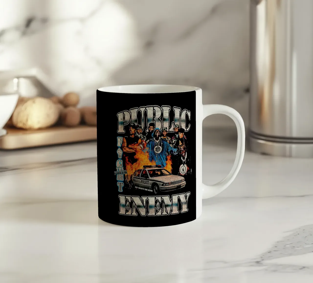 Combattere il potere - Public Enemy tazza in ceramica da https://www.juniqe.com/uk/shop/Henndraws