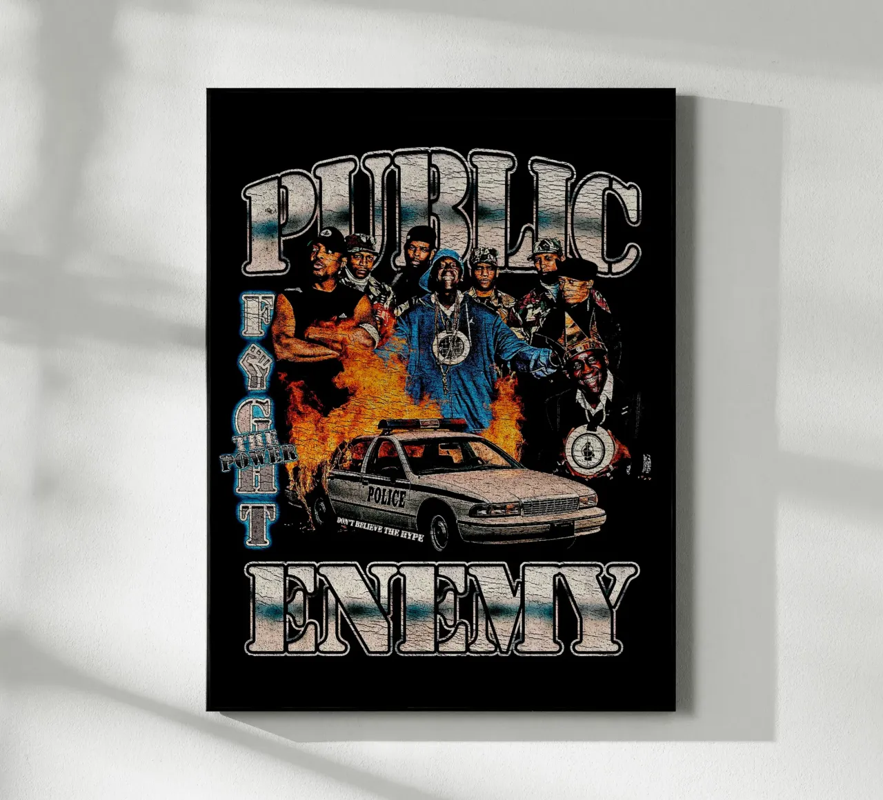 Combattere il potere - Public Enemy plexiglass da https://www.juniqe.com/uk/shop/Henndraws