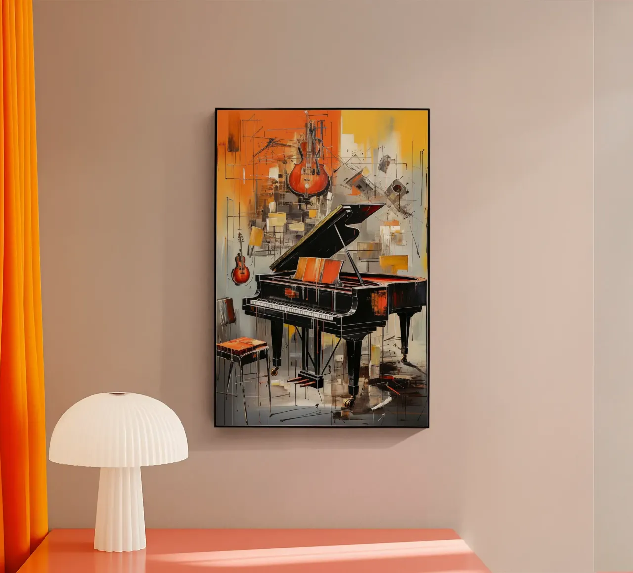 Studio musicale plexiglass da Ronnie