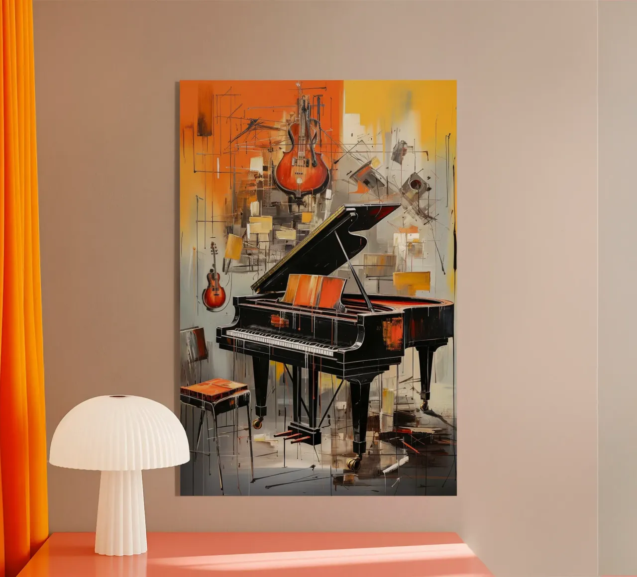 Studio musicale plexiglass da Ronnie