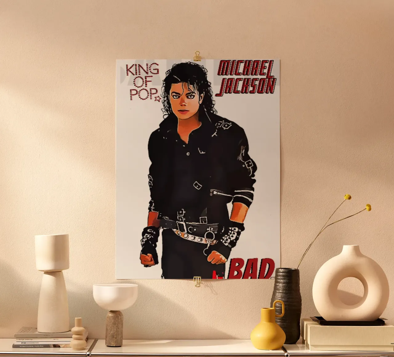 Il re del pop carta hahnemühle da Ronnie