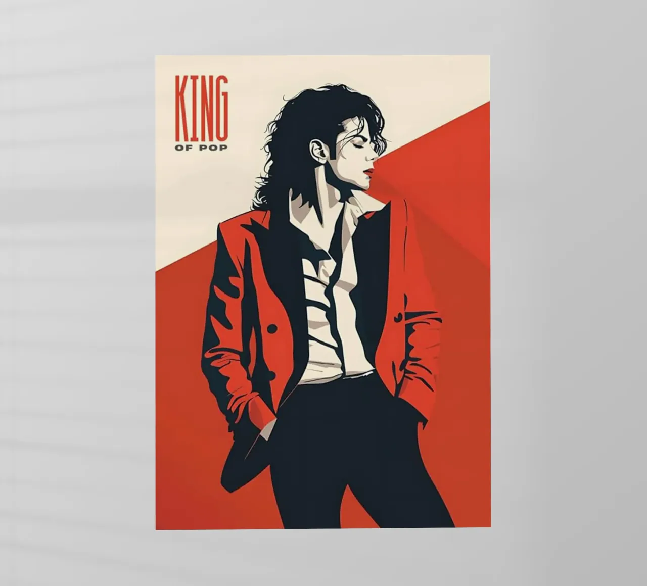Il re del pop - Michael Jackson pellicola backlit da Ronnie
