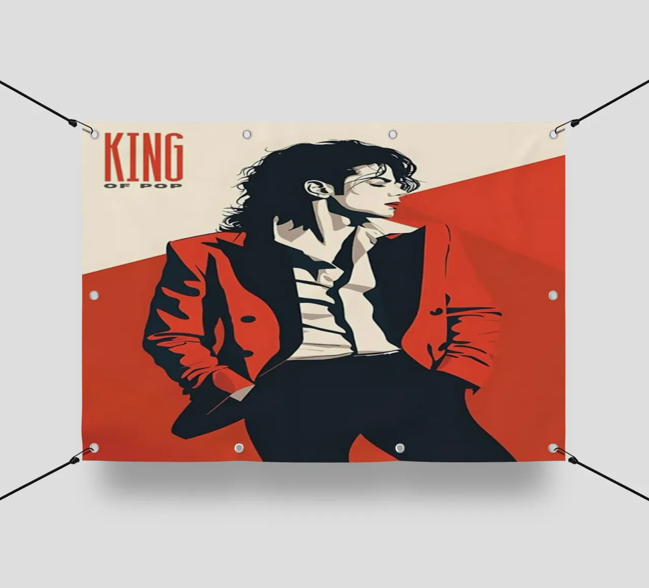 Il re del pop - Michael Jackson telo in pvc da Ronnie