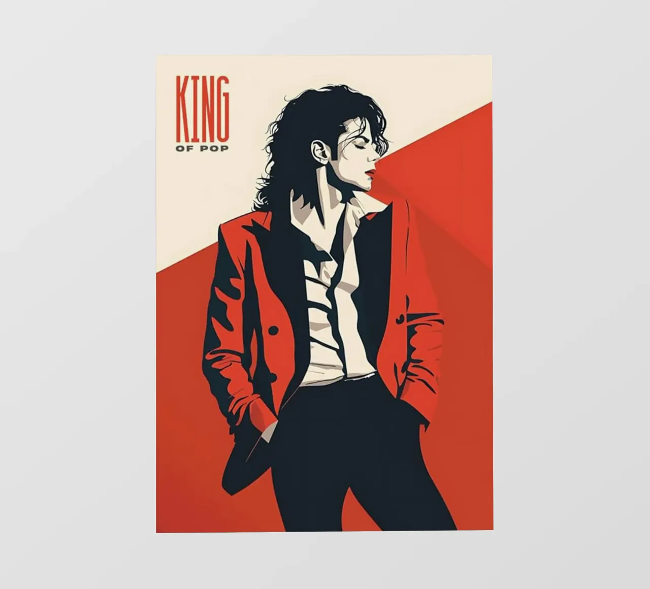 Il re del pop - Michael Jackson telo in pvc da Ronnie