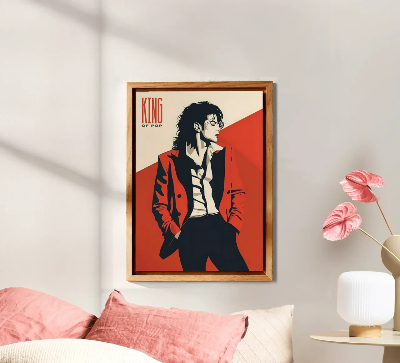 Il re del pop - Michael Jackson alluminio dibond da Ronnie