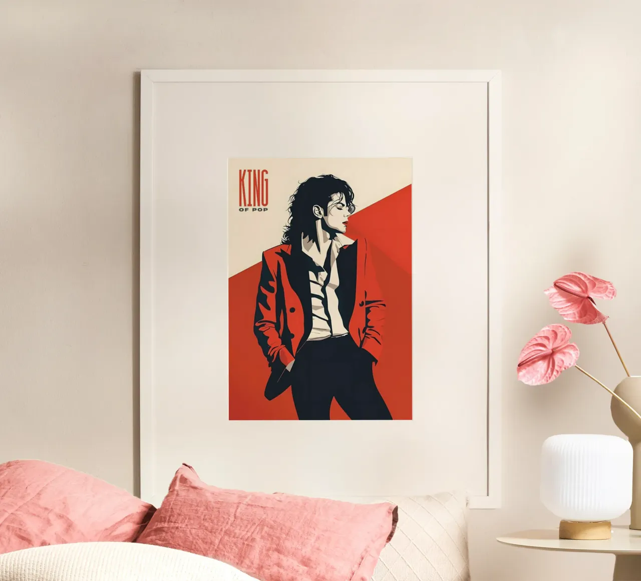 Il re del pop - Michael Jackson carta hahnemühle da Ronnie