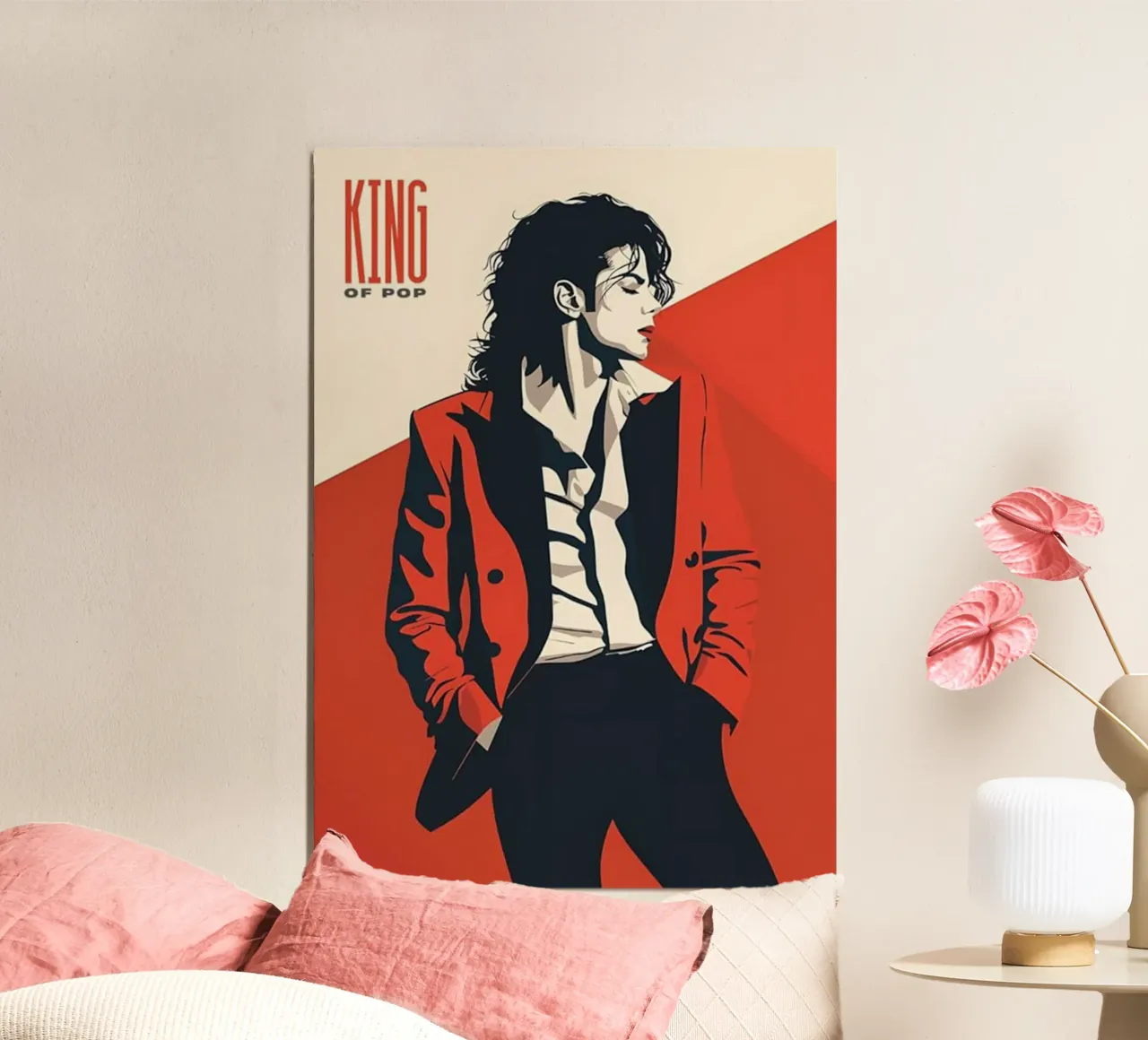 Il re del pop - Michael Jackson carta hahnemühle da Ronnie